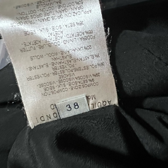 Aquilano Rimondi Black Metallic Dress Size 38 Made In Italy size 38 (XS/4 U.S.) - Picture 12 of 16